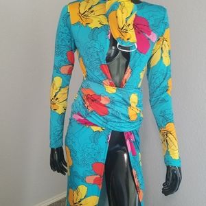 Beautiful duster set with head wrap